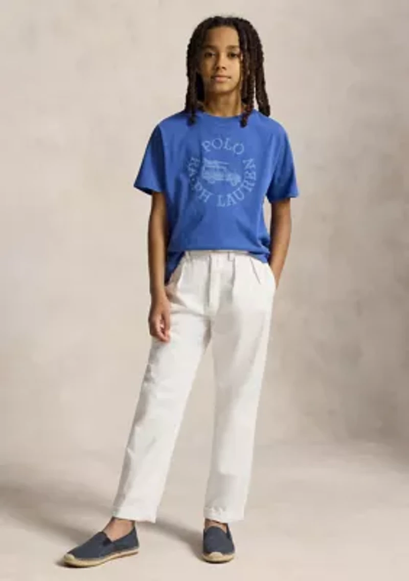 Boys 8-20 Logo Cotton Jersey Shirt