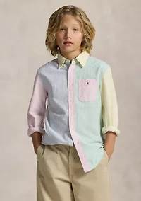Boys 8-20 Cotton Oxford Fun Shirt