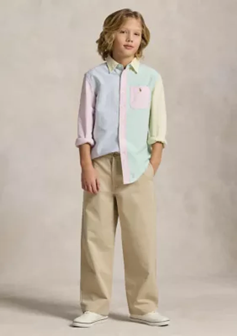 Boys 8-20 Cotton Oxford Fun Shirt