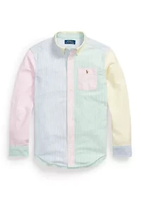 Boys 8-20 Cotton Oxford Fun Shirt