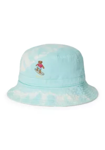 Boys 8-20 Tie-Dye Polo Bear Twill Bucket Hat