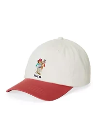 Boys 8-20 Polo Bear Cotton Chino Ball Cap