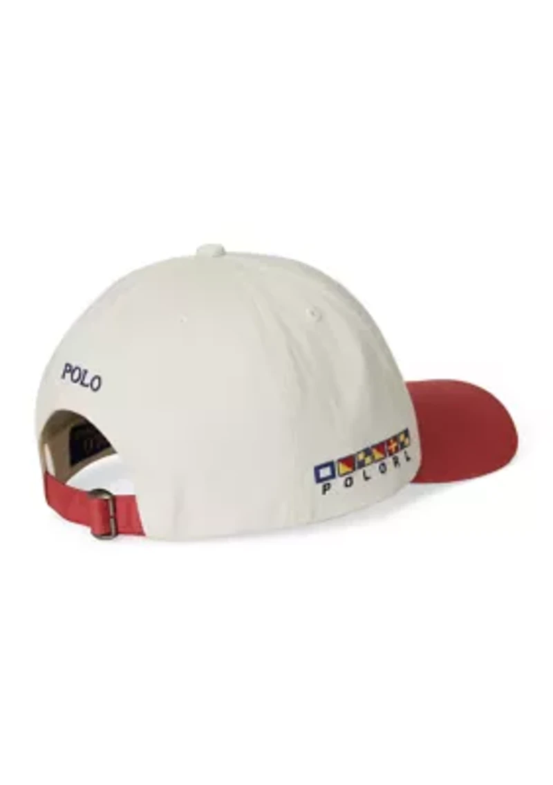 Boys 8-20 Polo Bear Cotton Chino Ball Cap
