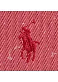 Boys 8-20 Big Pony Paint-Print Mesh Polo Shirt