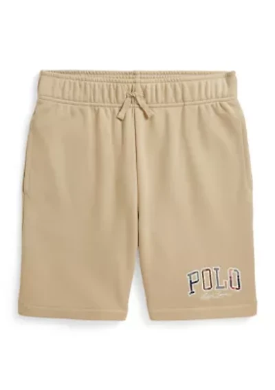 Boys 8-20 Madras-Logo French Terry Shorts