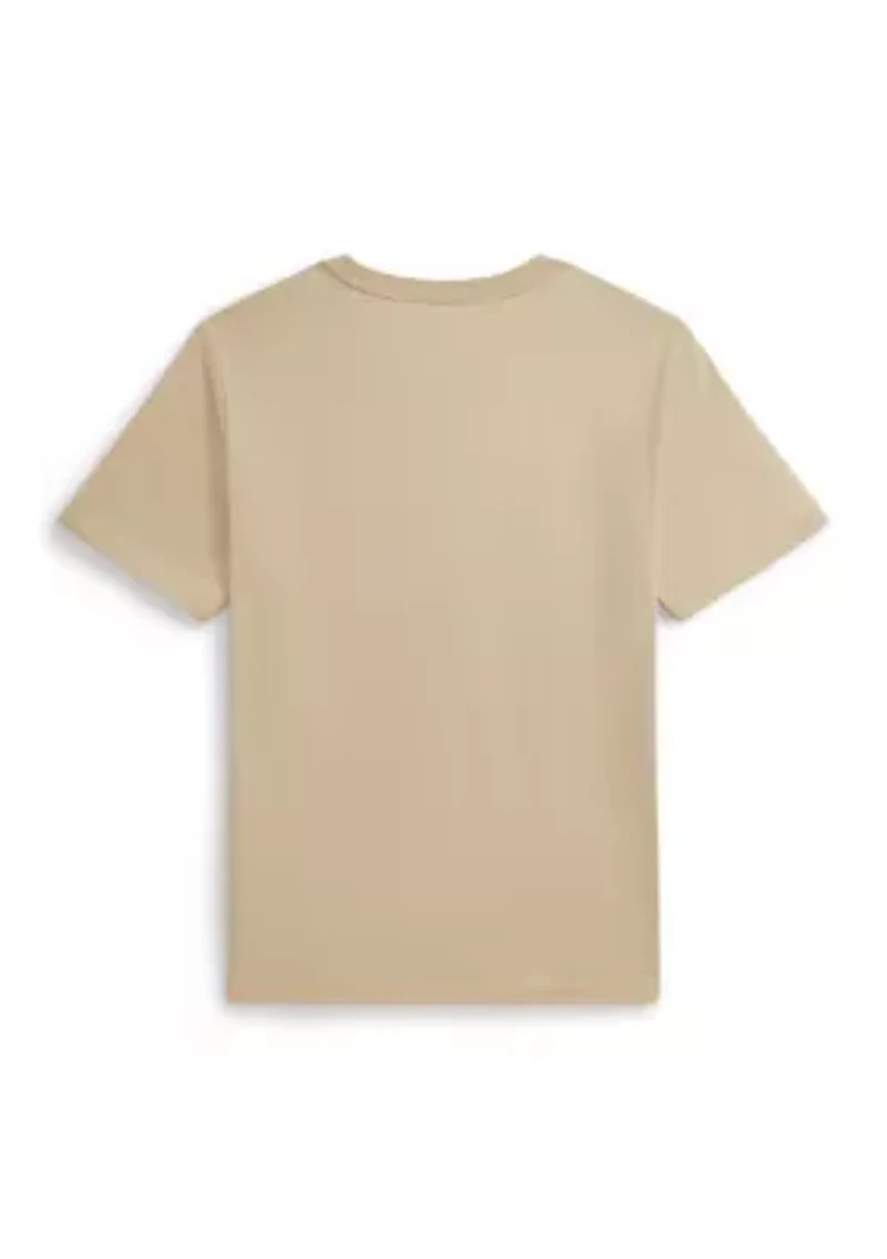 Boys 8-20 Madras-Logo Cotton Jersey Shirt