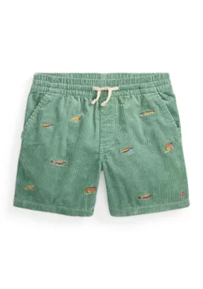 Boys 8-20 Polo Prepster Embroidered Corduroy Shorts