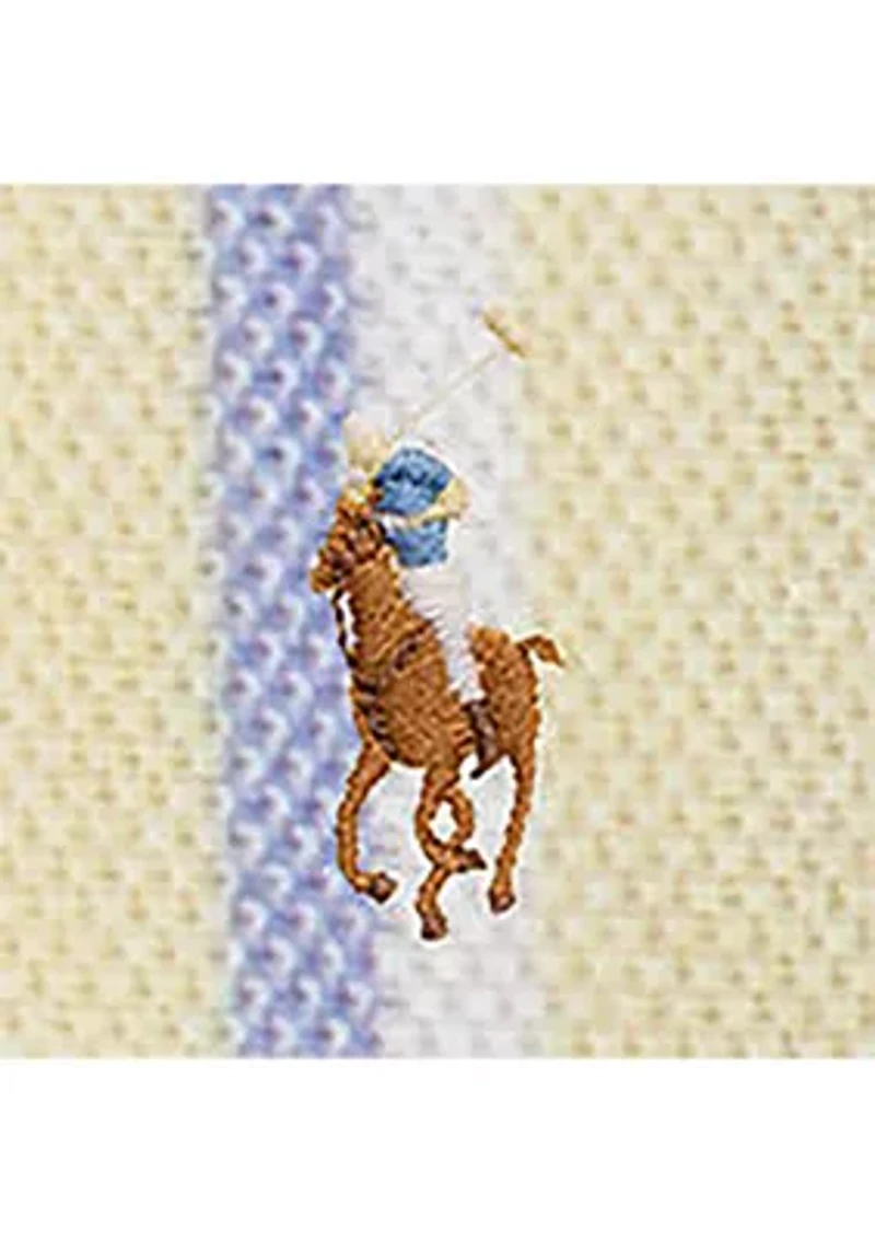 Boys 8-20 Striped Oxford Mesh Polo Shirt