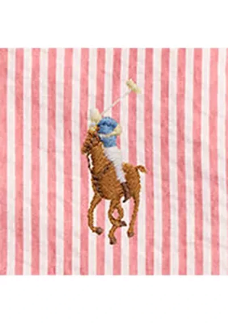 Boys - Striped Cotton Seersucker Shirt