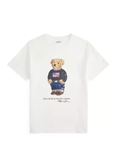 Boys 8-20  Polo Bear Cotton Jersey Tee
