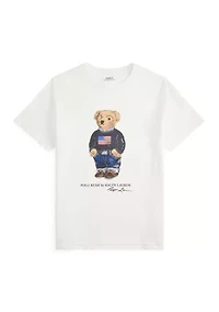 Boys 8-20  Polo Bear Cotton Jersey Tee
