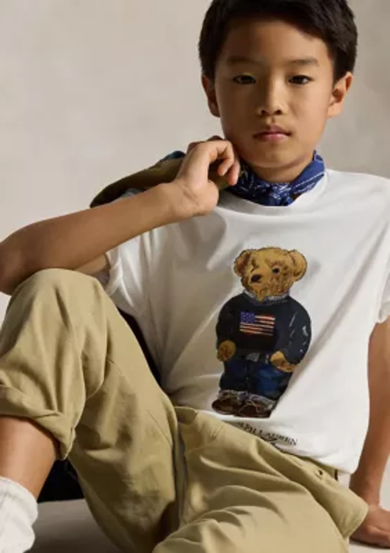 Boys 8-20 Polo Bear Cotton Jersey Tee