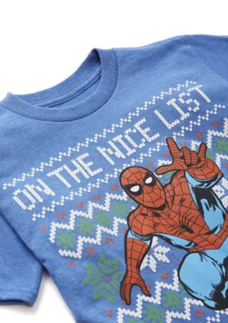 Boys 4-7 Spidey Nice List Graphic T-Shirt