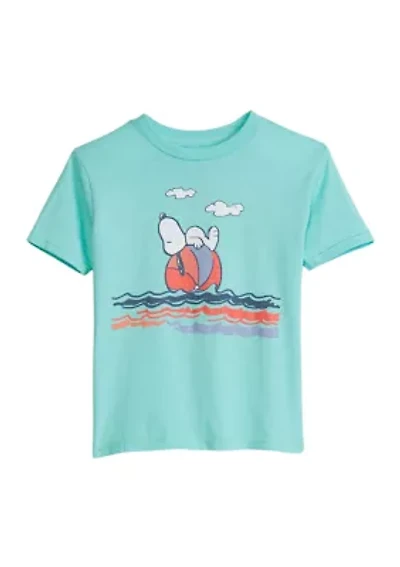 Boys 4-7 Snoopy Beach Ball Graphic T-Shirt