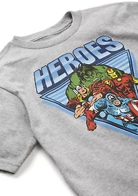 Boys 4-7 Avenge Crew Neck Graphic T-Shirt