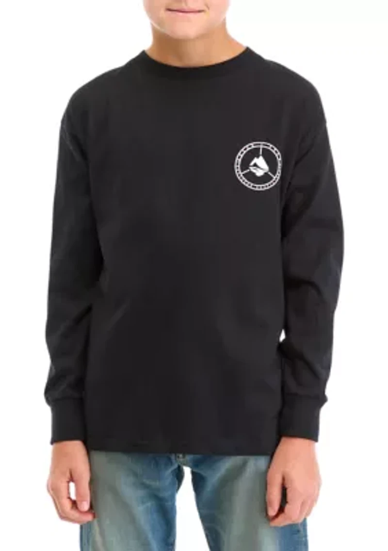 Boys 8-20 Long Sleeve Yardwork Graphic T-Shirt