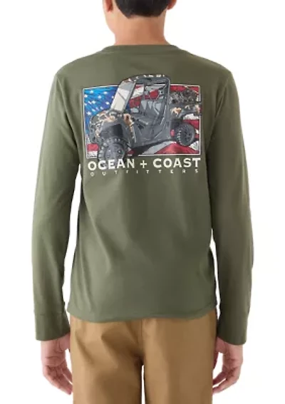 Boys 8-20 Americana Truck Graphic T-Shirt