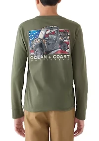 Boys 8-20 Americana Truck Graphic T-Shirt