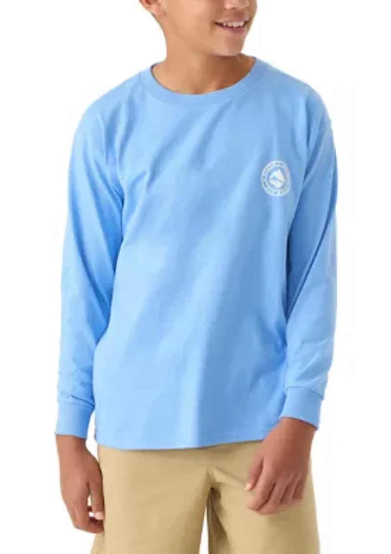 Boys 8-20 Long Sleeve Camp Truck Graphic T-Shirt