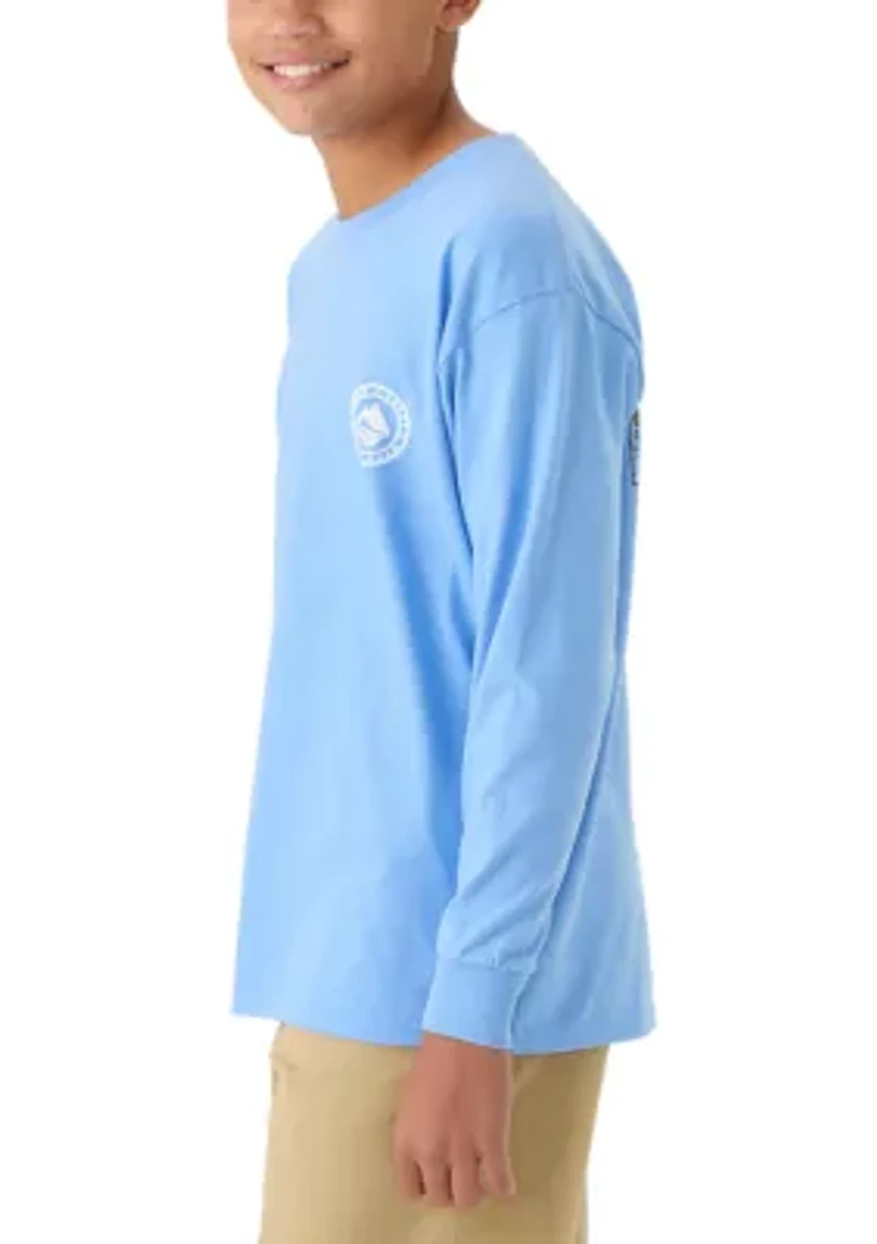 Boys 8-20 Long Sleeve Camp Truck Graphic T-Shirt