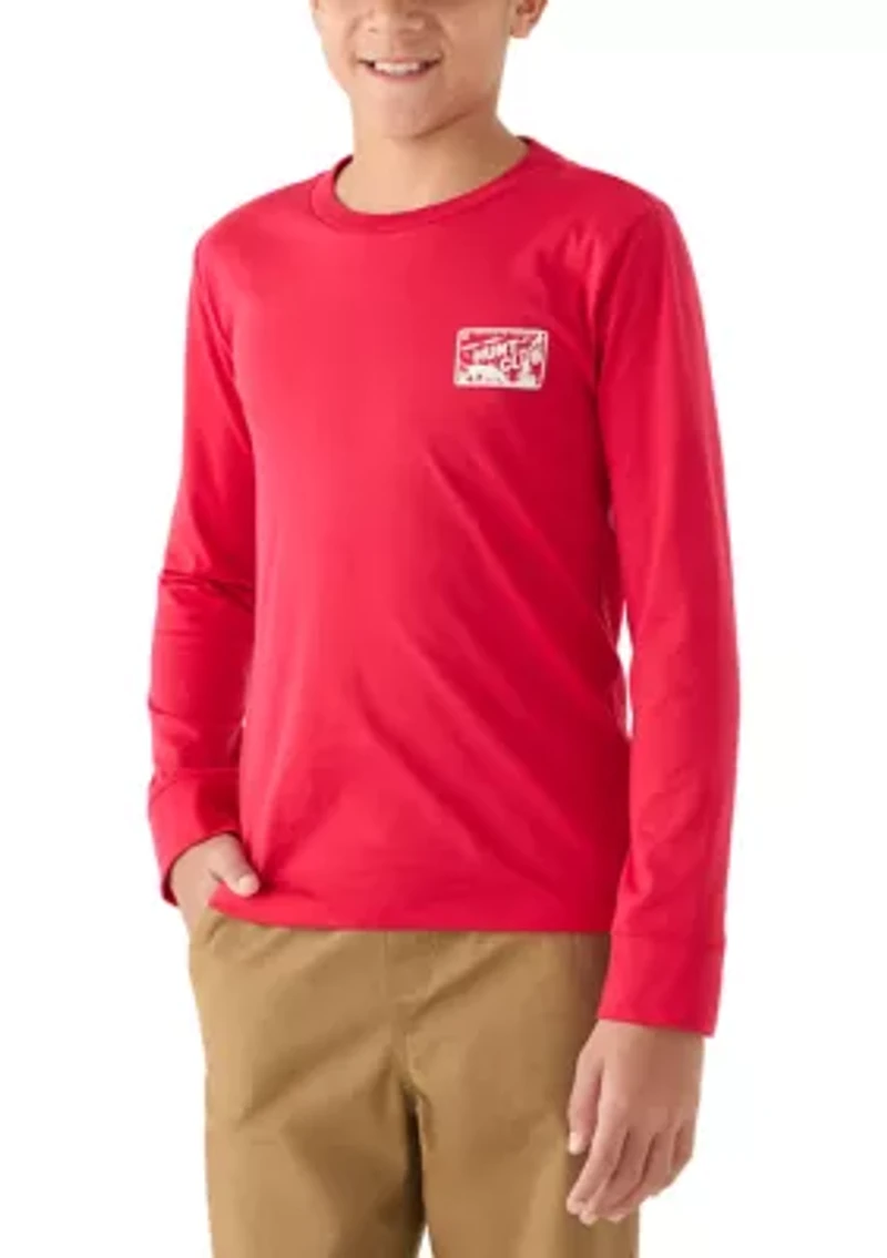 Boys 8-20 Long Sleeve Hunt Club Graphic T-Shirt
