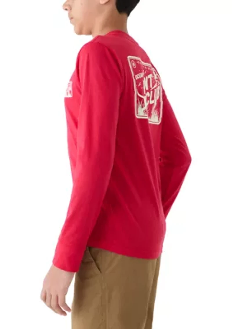 Boys 8-20 Long Sleeve Hunt Club Graphic T-Shirt
