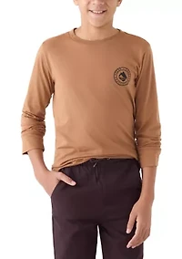 Boys 8-20 Winter Deer Graphic T-Shirt