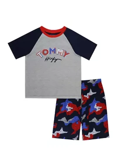 Boys 4-7 Logo Pajama Set