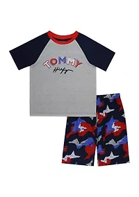 Boys 4-7 Logo Pajama Set