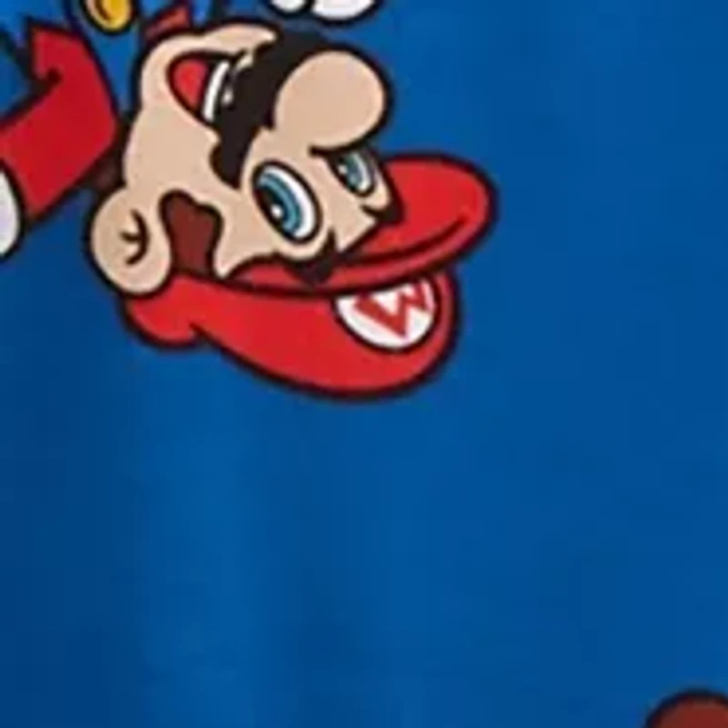 Boys 4-10 Strike a Pose Super Mario Pajama Set