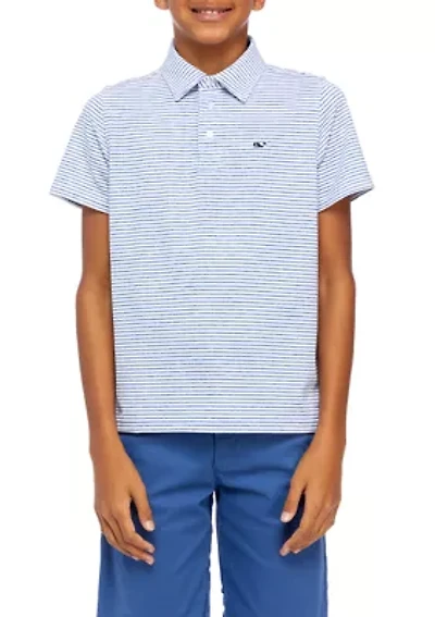 Boys 8-20 Bradley Stripe Sankaty Polo