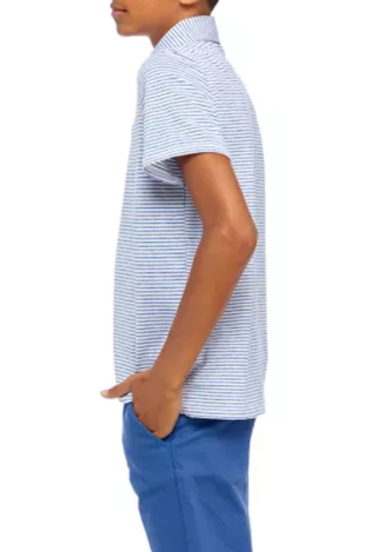 Boys 8-20 Bradley Stripe Sankaty Polo
