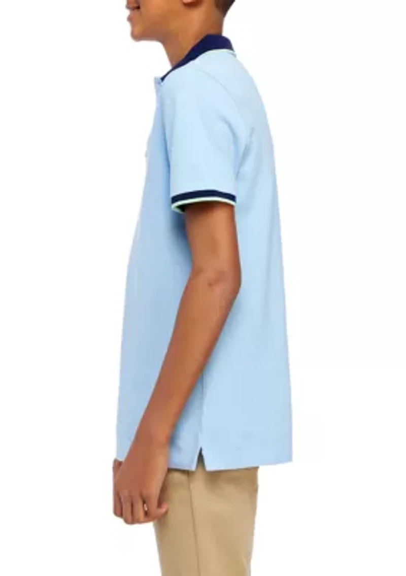 Boys 8-20 Classic Tipped Piqué Polo Shirt