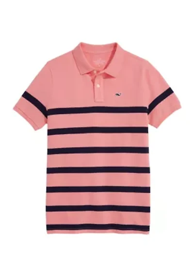 Boys 8-20 Heritage Breton Piqué Polo Shirt