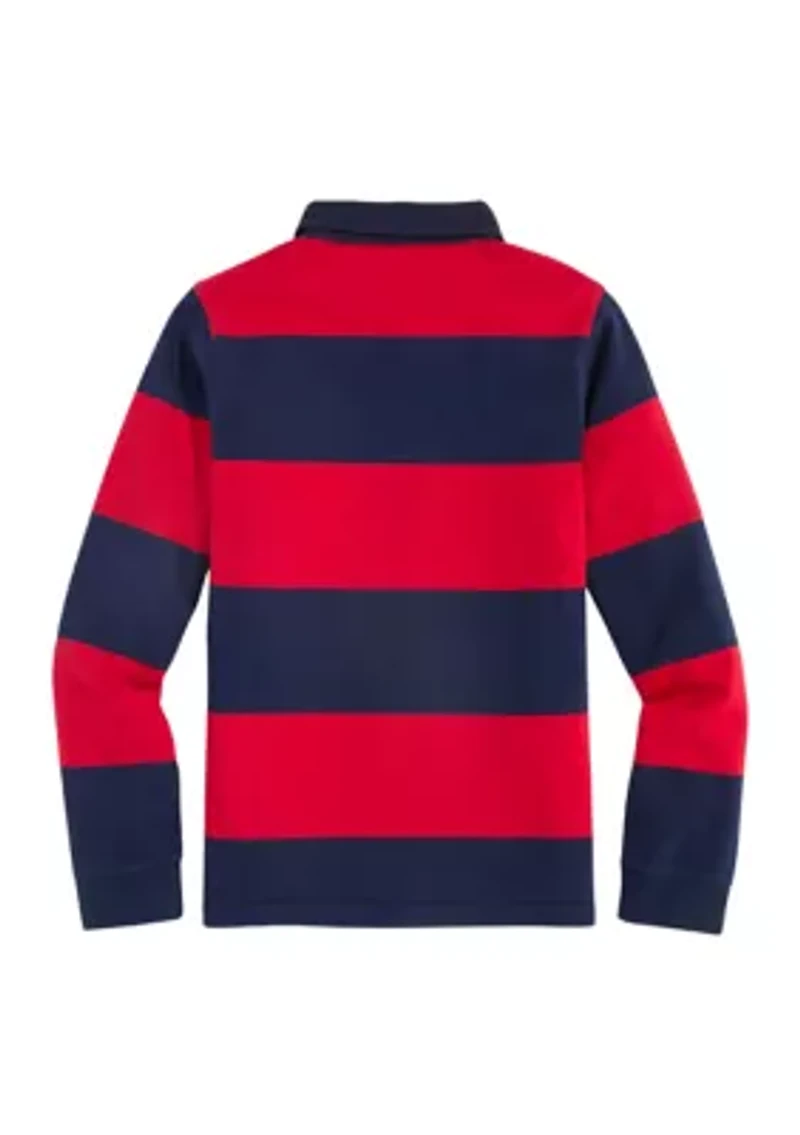Boys 8-20 Striped Rugby Shirt