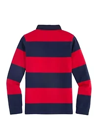 Boys 8-20 Striped Rugby Shirt