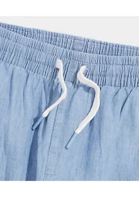 Boys 8-20 Pull On Chambray Shorts