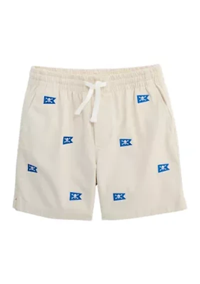 Boys 8-20 Embroidered Shorts
