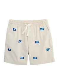 Boys 8-20 Embroidered Shorts