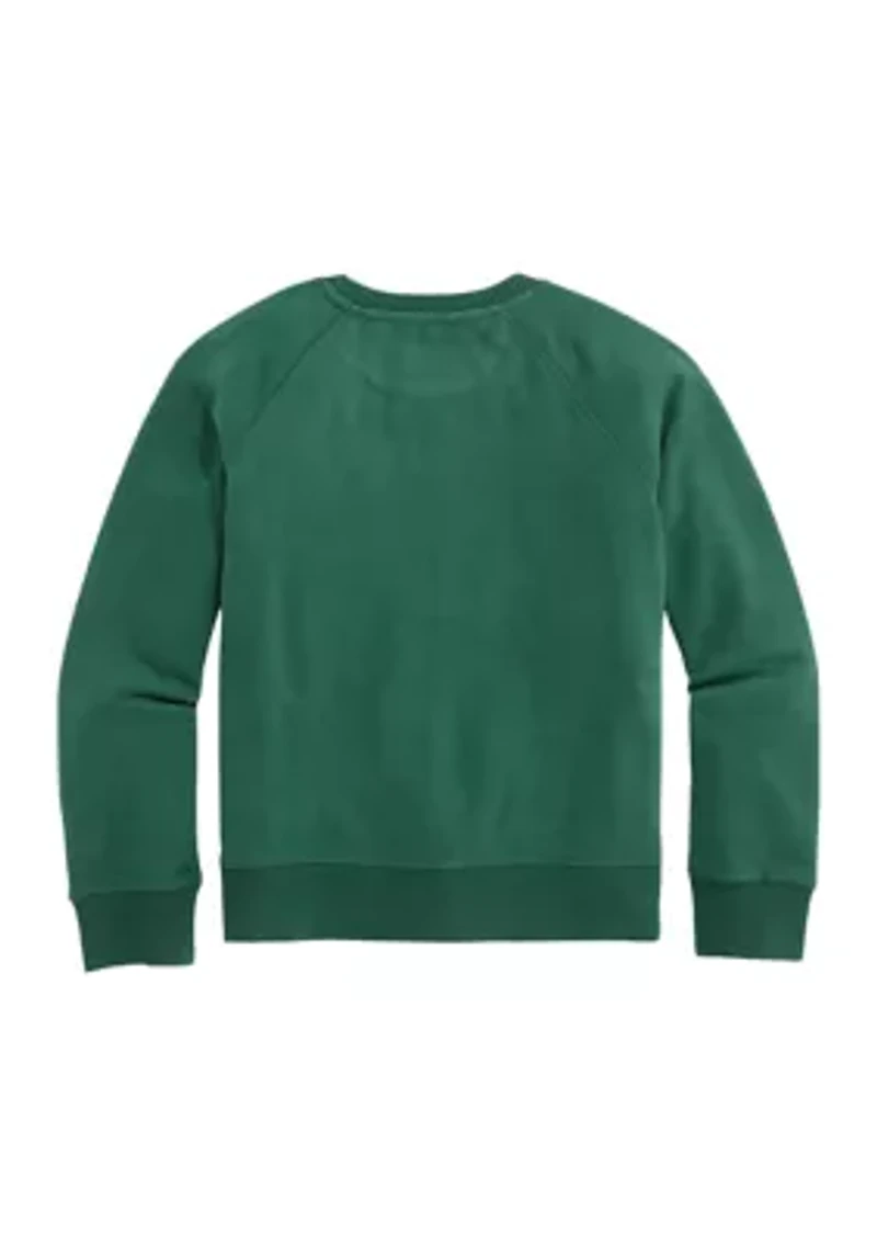 Boys 8-20 Graphic Crew Neck Pullover