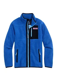 Boys 8-20 Super Soft Full Zip Sherpa Jacket