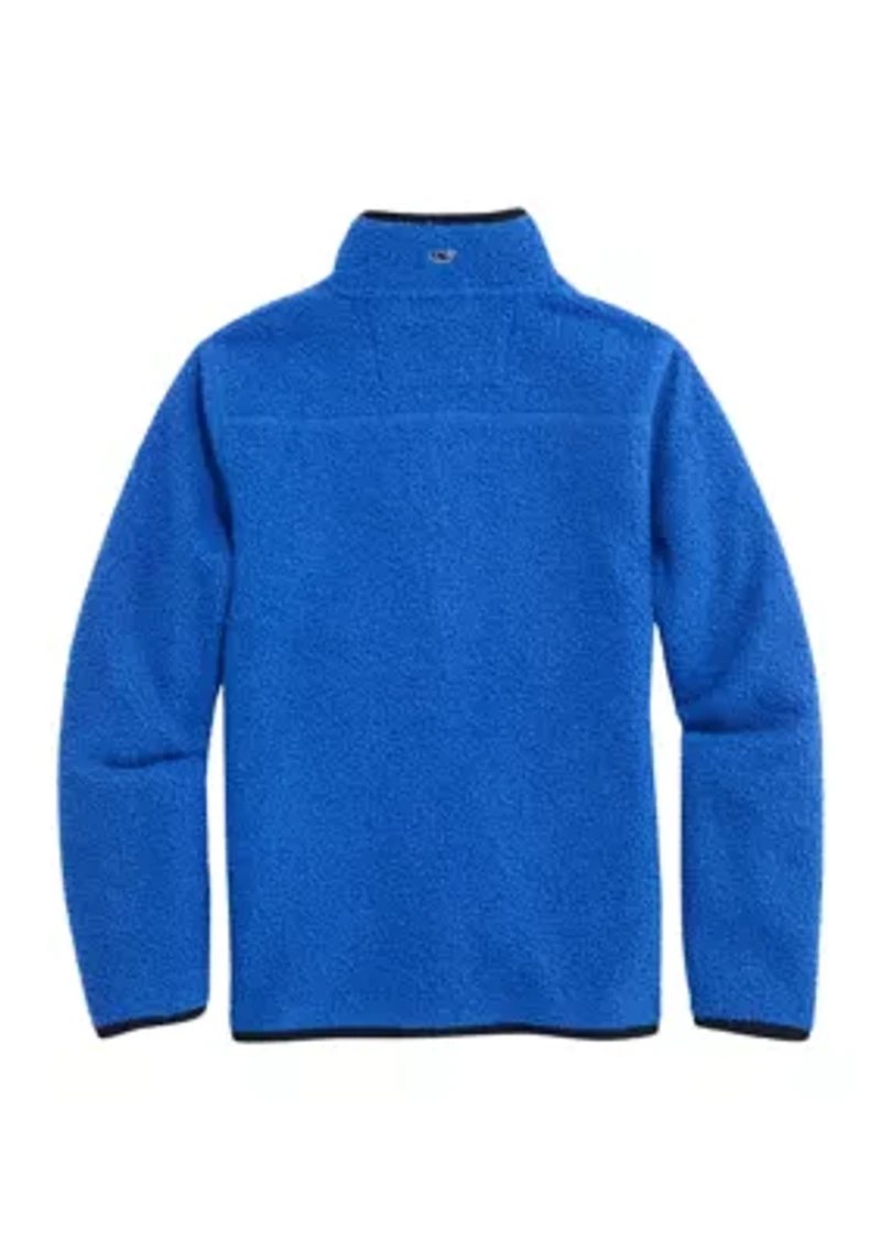 Boys 8-20 Super Soft Full Zip Sherpa Jacket