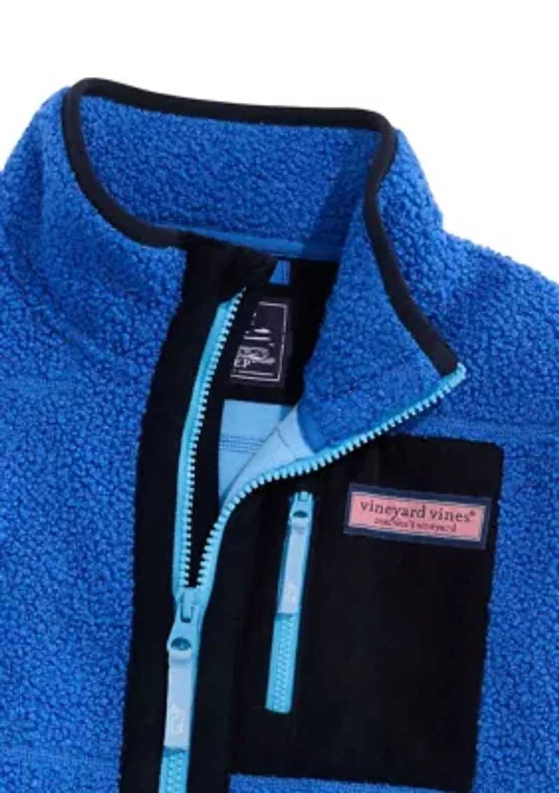 Boys 8-20 Super Soft Full Zip Sherpa Jacket