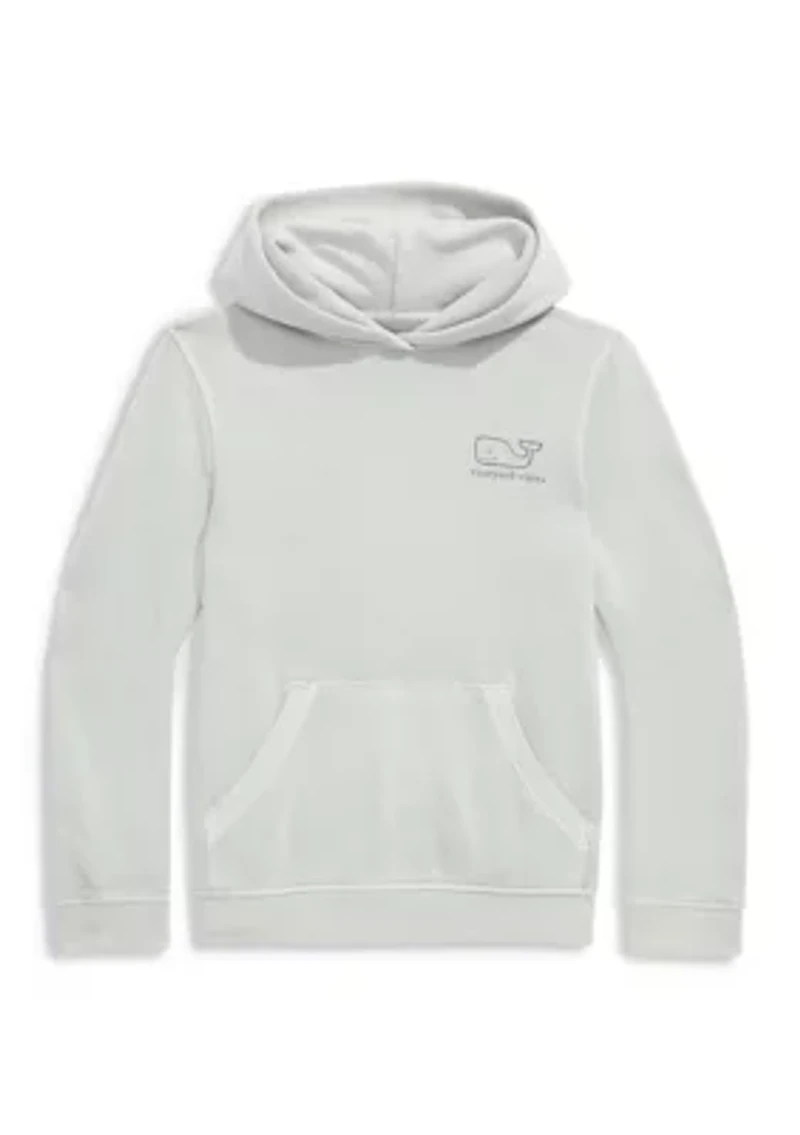 Boys 8-20 Vinatge Whale Logo Hoodie