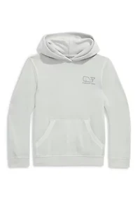 Boys 8-20 Vinatge Whale Logo Hoodie