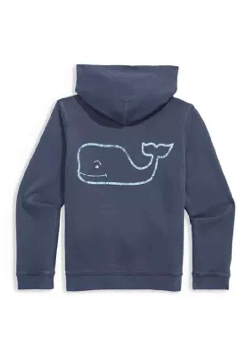 Boys 8-20 Vinatge Whale Logo Hoodie