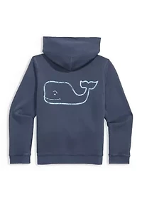 Boys 8-20 Vinatge Whale Logo Hoodie