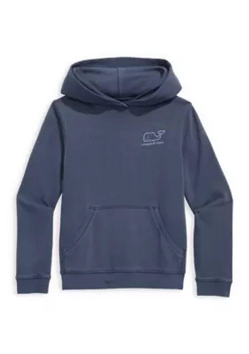Boys 8-20 Vinatge Whale Logo Hoodie