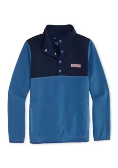 Boys 8-20 Harbor Fleece Quarter-Snap
