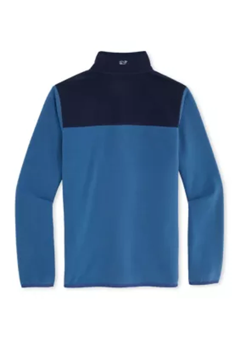 Boys 8-20 Harbor Fleece Quarter-Snap